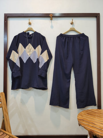 Modern Cut Coord (Blue)