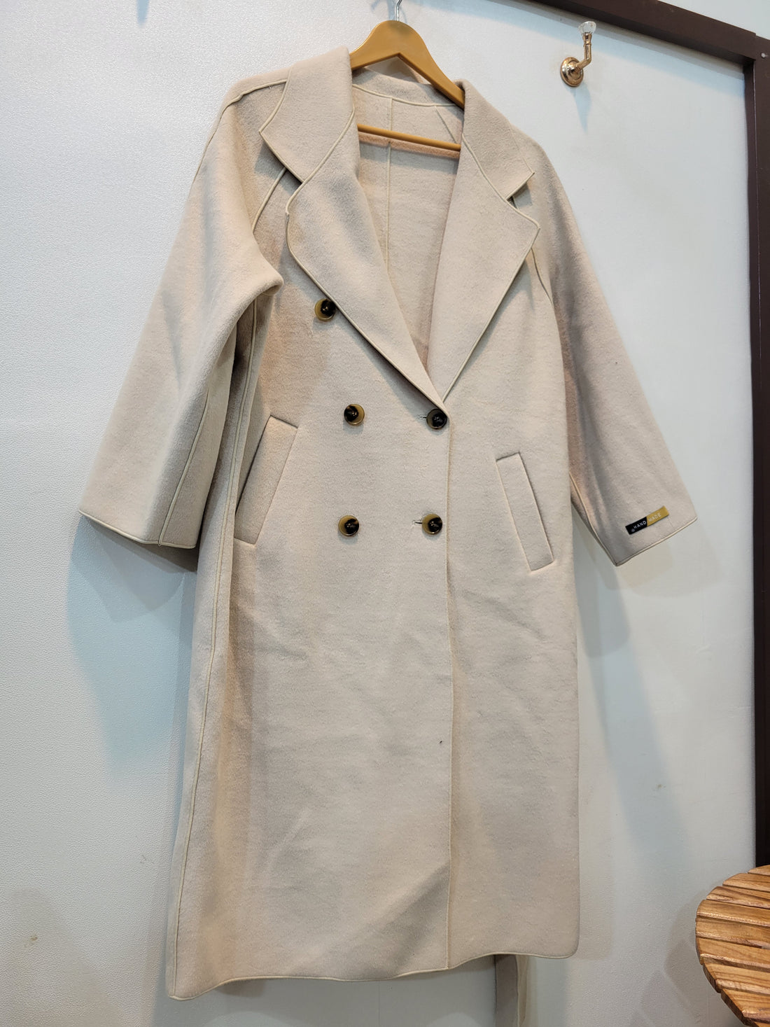 Korean Long Coat (White)